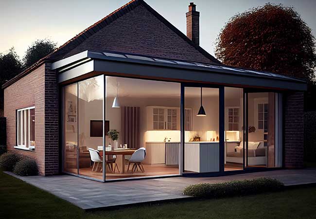 House Extensions Nottingham - extension with living area