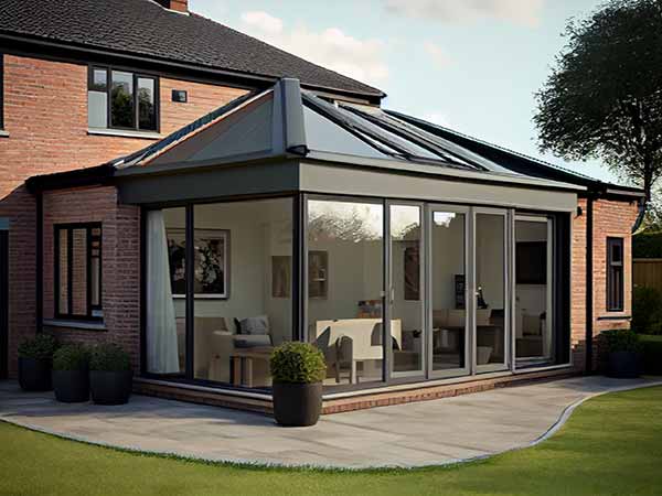 House Extension Rotherham - Home extension with glass roof